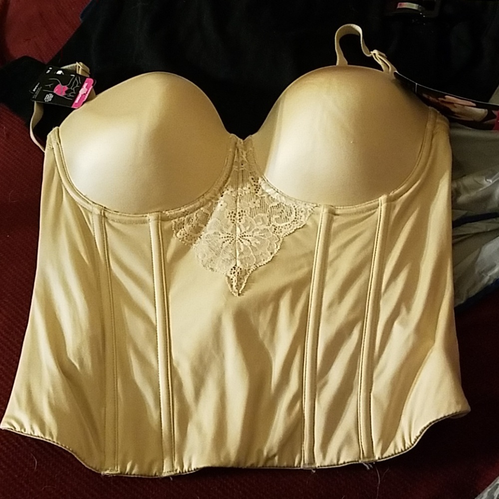 Bustier Nude with Removal Straps